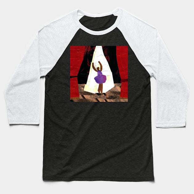 Tiny Dancer Baseball T-Shirt by cajunhusker